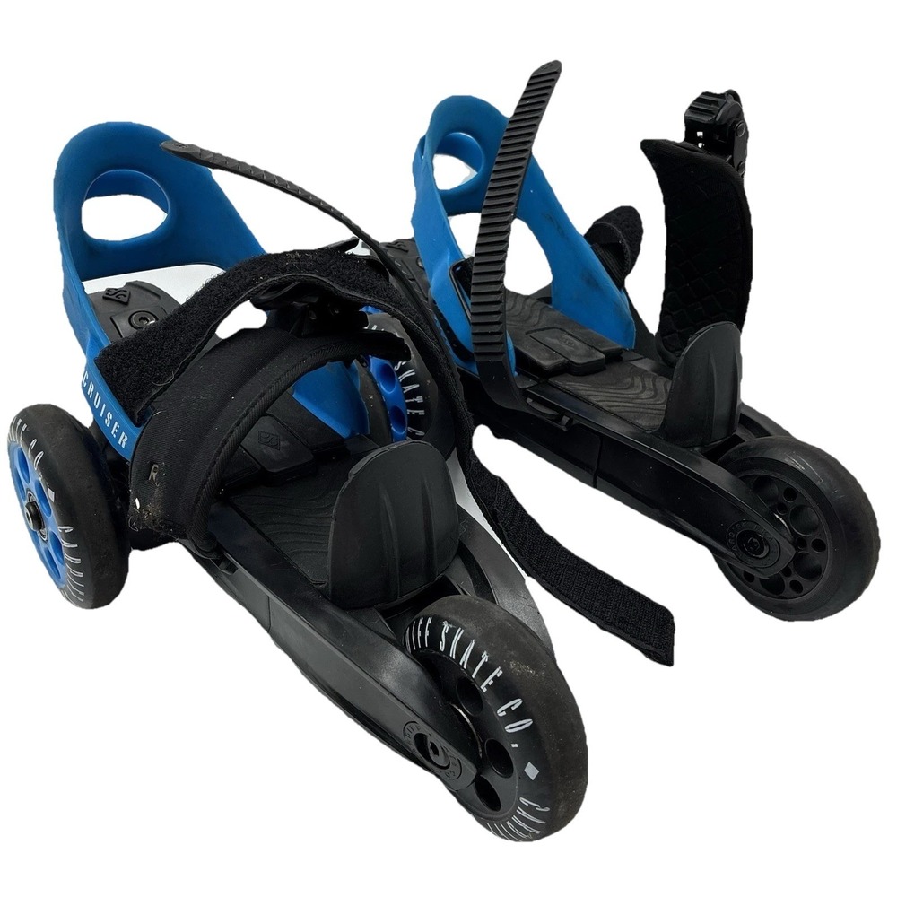 Cardiff Skate Co Cruiser Blue & Black Adjustable Sz Adult Small Boy 2 - Men 8